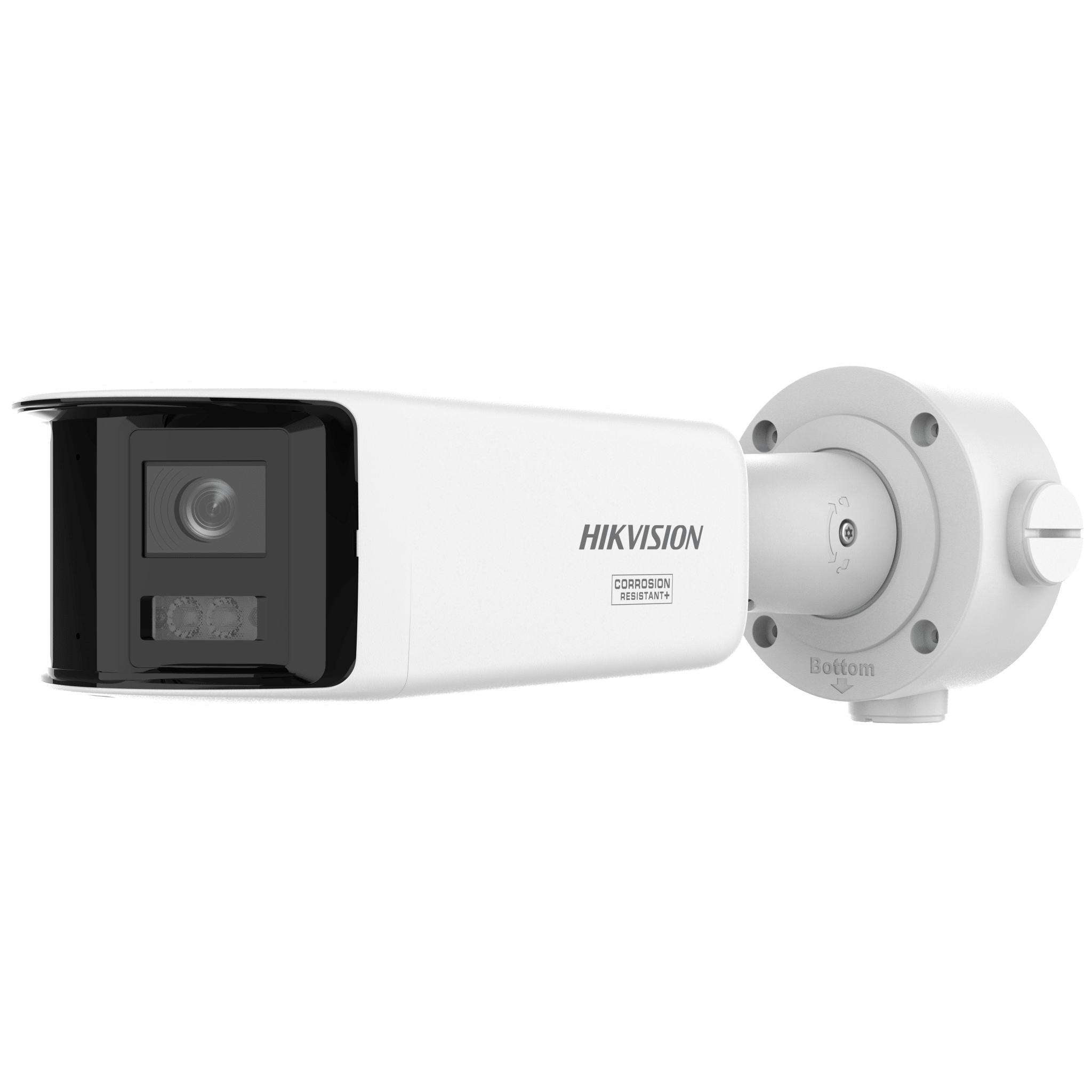 [ PROTECCIÓN ACTIVA ] Bala IP Panorámica 8 Megapixel / 180° / Lente 2.8 mm / Imagen a Color 24/7 / PoE / WDR 130° / IP67 / ACUSENSE / Protección Activa (Luz Estroboscópica y Alarma Audible) / 40 mts Luz Blanca /ACUSEEK