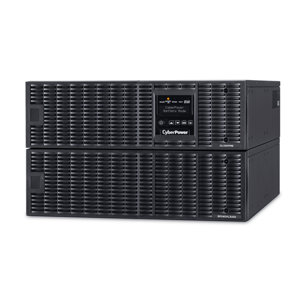 UPS de 10000 VA/10000 W, Online Doble Conversión, 200 - 240 Vac de Entrada, 200 - 240 Vac de Salida, Terminal Hardwired, Onda Senoidal Pura, Torre o Rack de 6 UR, Con 3 Tomas NEMA L6-30R