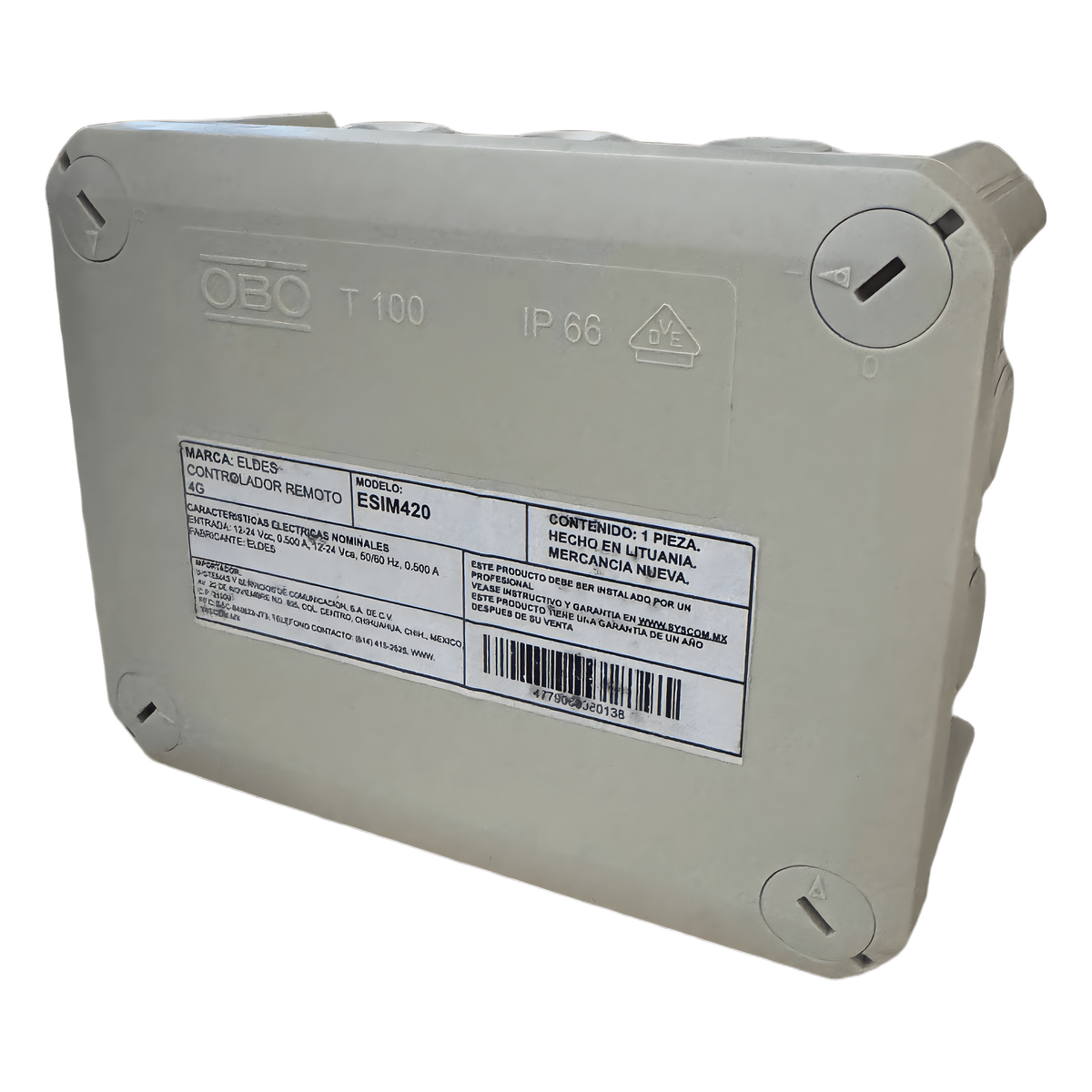 Controlador Remoto 4G con Activación vía APP o Llamada | Caja Nema IP67 | Soporta hasta 2000 Usuarios