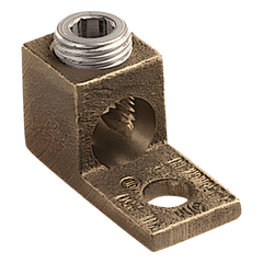 Terminal Tipo Lengüeta Recta de Cobre, Cal. 8 a 1/0 AWG,  Orificio para perno de 5/16" (7.9mm)