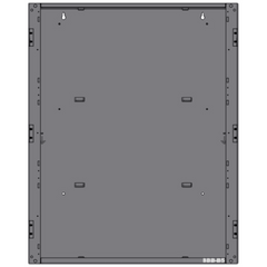 Caja trasera para gabinete de dos niveles de paneles de detección de incendio, serie CAB-5 de NOTIFIER