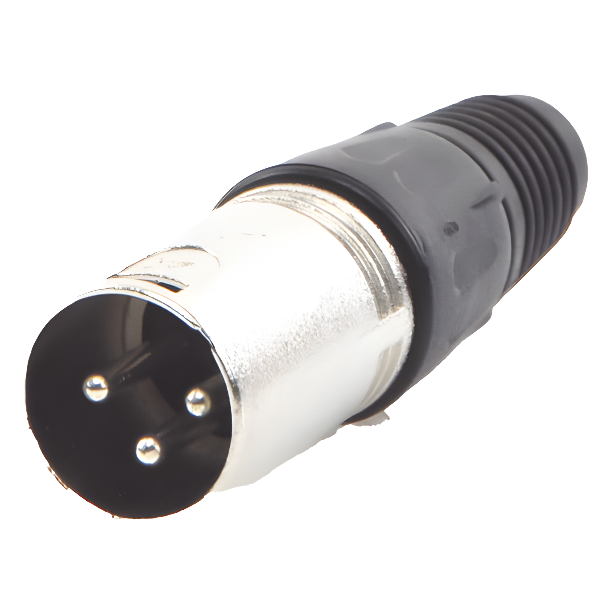 Conector XLR 3 Pines Macho | Ideal para Conexiones de Micrófonos, Mezcladoras | Equipo de Audio Profesional