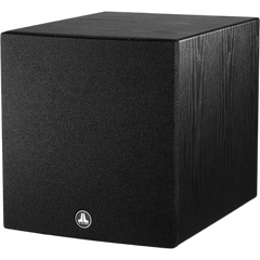 Subwoofer Activo con Amplificador Integrado / Driver 10" (254 mm) / Potencia 750 W RMS / Carcasa Sellada / Respuesta de Frecuencia 25-118 Hz / Filtro Paso Bajo 24 dB/octava / Fase Variable 0-280° / Acabado Negro Ceniza