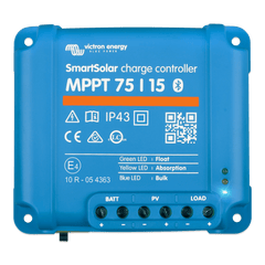 SmartSolar MPPT 75/15 / Controlador de Carga Solar MPPT 15A / 12/24 Vcc en baterías / IP43
