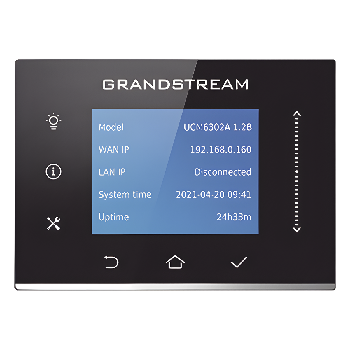 IP-PBX UCM6302A / 500 Usuarios / 75 Llamadas Simultáneas / 2 FXO + 2 FXS / 3 Puertos Gigabit PoE+ / Solución Híbrida On-Premise y Cloud
