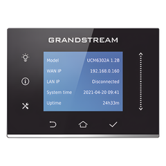 IP-PBX UCM6302A / 500 Usuarios / 75 Llamadas Simultáneas / 2 FXO + 2 FXS / 3 Puertos Gigabit PoE+ / Solución Híbrida On-Premise y Cloud
