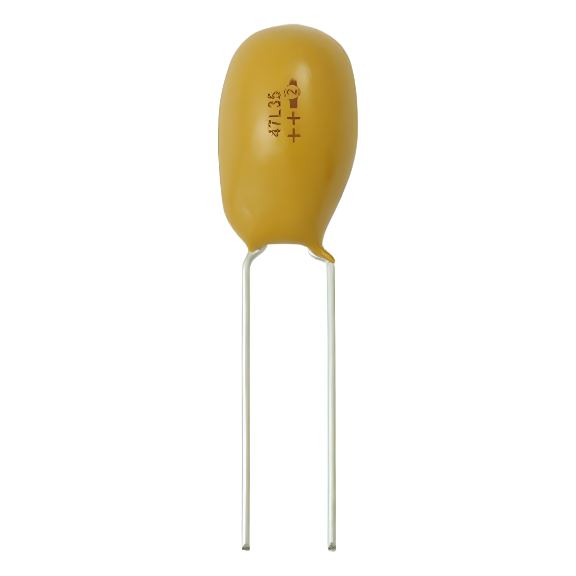 Capacitor de Tantalio de 2200nF , Emplomado sólido de 25 Vcc