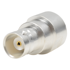 Adaptador UNIDAPT Hembra a BNC Hembra. Plata / Oro / Teflón.