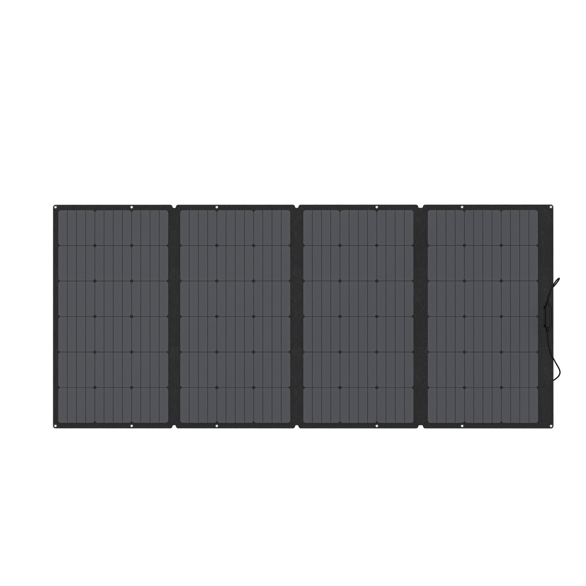 Módulo Solar Portátil y Flexible de 400W Recomendado para Estaciones Portátiles EcoFlow / Ajuste de Ángulo / Carga Eficiente