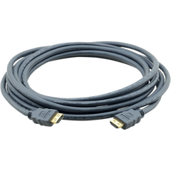 Cable HDMI Premium| Longitud 15.2 m | Alta Velocidad 18 Gbps | 1080p@60Hz (4:2:0) | Conectores Dorados 24K | K-Lock Resistentes | Triple Blindaje | Certificado Premium