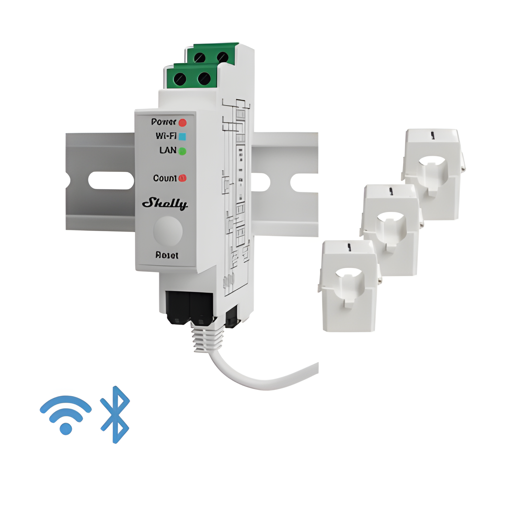 Medidor Trifásico de Corriente Alterna / WIFI / industrial y residencial / Nube P2P