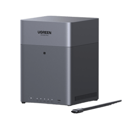 NAS UGREEN NASync DH4300PLUS  / 4 Bahías SATA / Procesador RK3588C 8 GB RAM / 2.5GbE Puerto / HDMI 4K / USB 3.2 Type-C / RAID 0/1/5/6/10 / Acceso Remoto UGREENlink