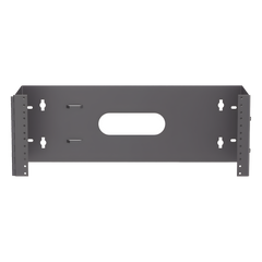 Rack Abierto de Instalación en Pared con Bisagras, Profundidad de 159 mm, 19 in de Ancho, 4 UR, Color Negro