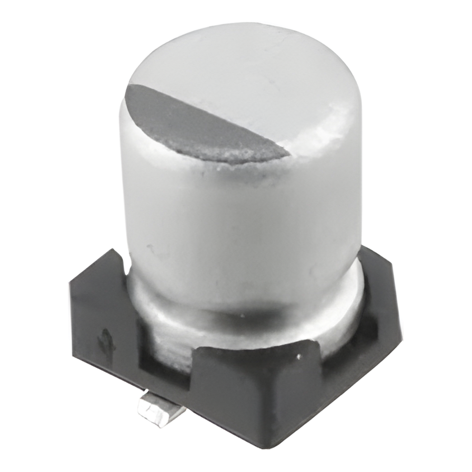 Capacitor Electrolítico de Aluminio de 1uF, 50V, 20% tipo SMD.