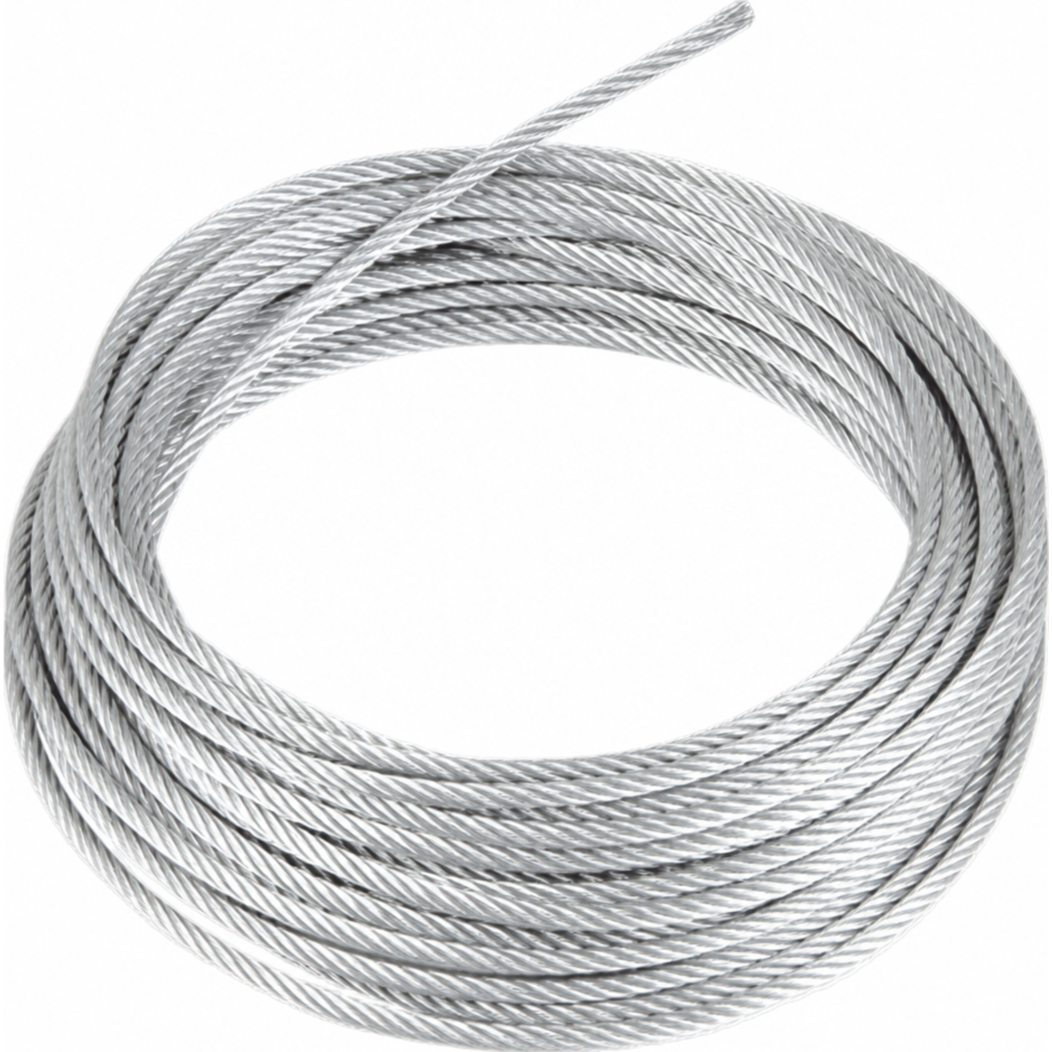Rollo o carrete de 50 Metros de Retenida de 3/16" de Alta Resistencia, Galvanizado clase A.