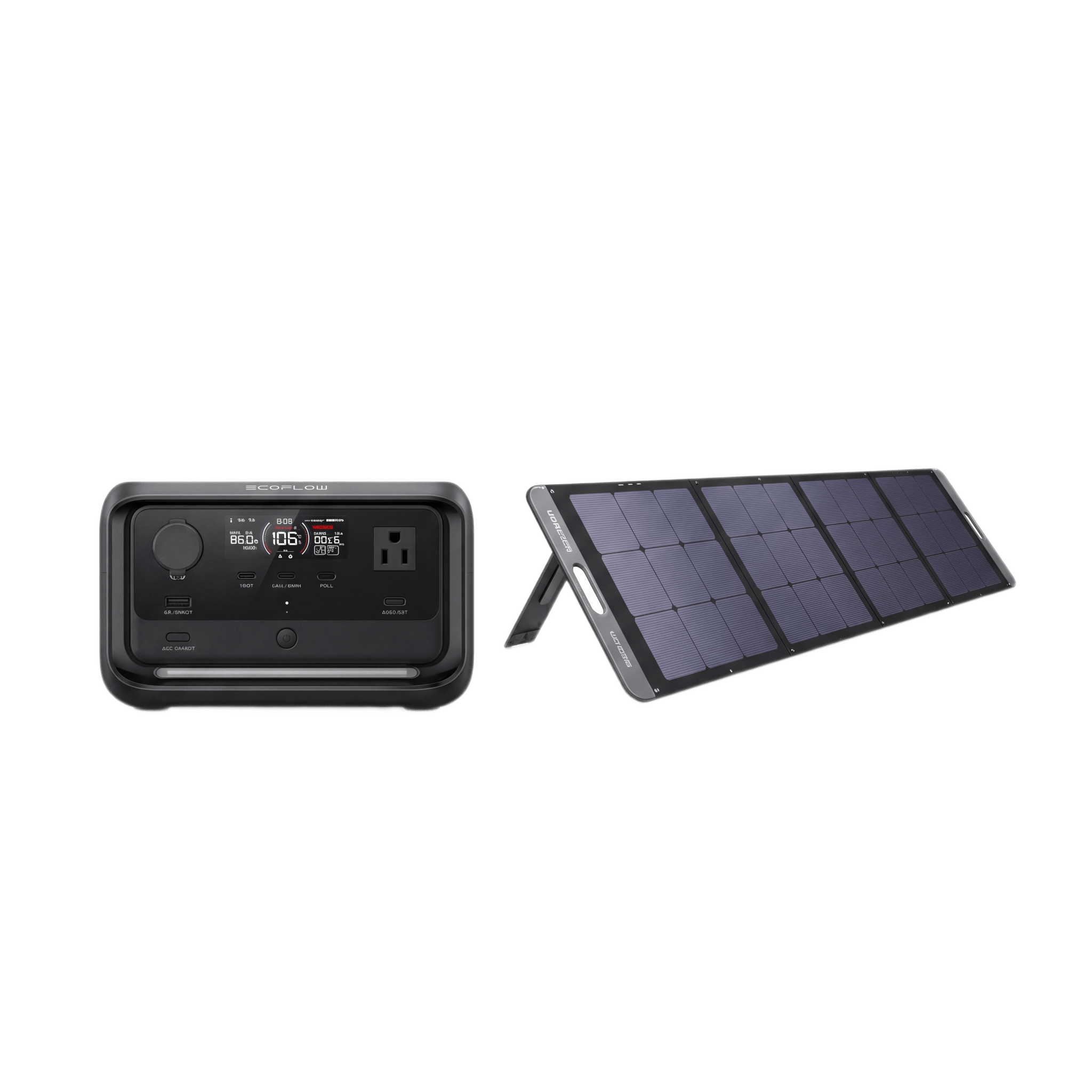 KIT DE PANEL SOLAR Y ESTACIóN DE BATERíA PORTáTIL
