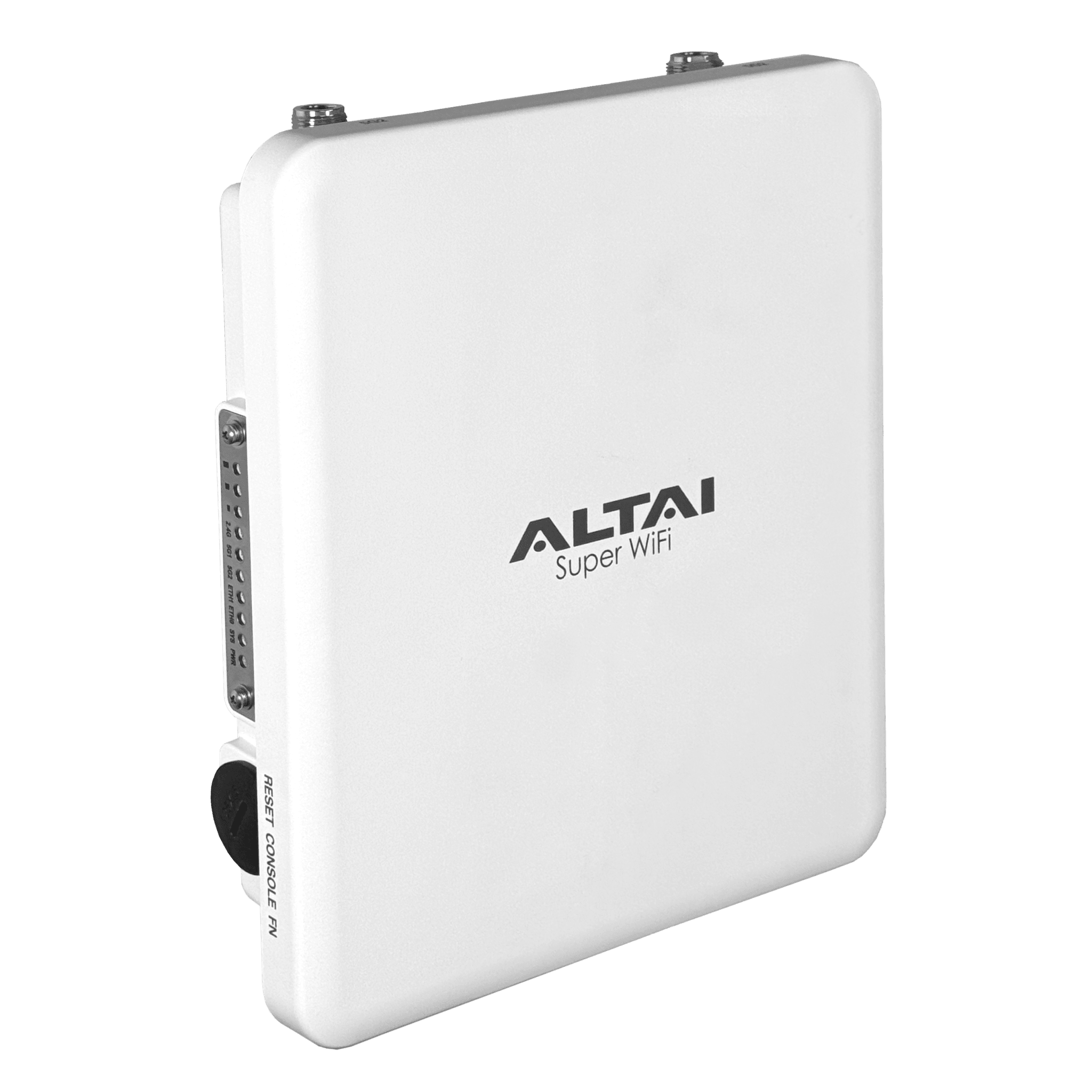 Punto de Acceso Mesh Para Exterior WiFi 6 / Tri-Radio / 4.177 Gbps / 2 Antenas Sectoriales en 2.4 y 5 GHz Integradas / 1 Radio en 5 GHz Conectorizado con 2 Conectores N Hembra/ IP67 / Compatible con WPA3