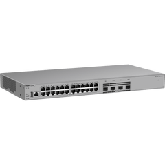 Switch de Acceso Capa 3 / 24 Puertos Gigabit PoE+ / 4 Puertos SFP 2.5GE / 370W PoE / VSU / OSPF / RIP / Protección contra Sobretensiones 10kV / Ventilador Fijo / Línea Cybrey
