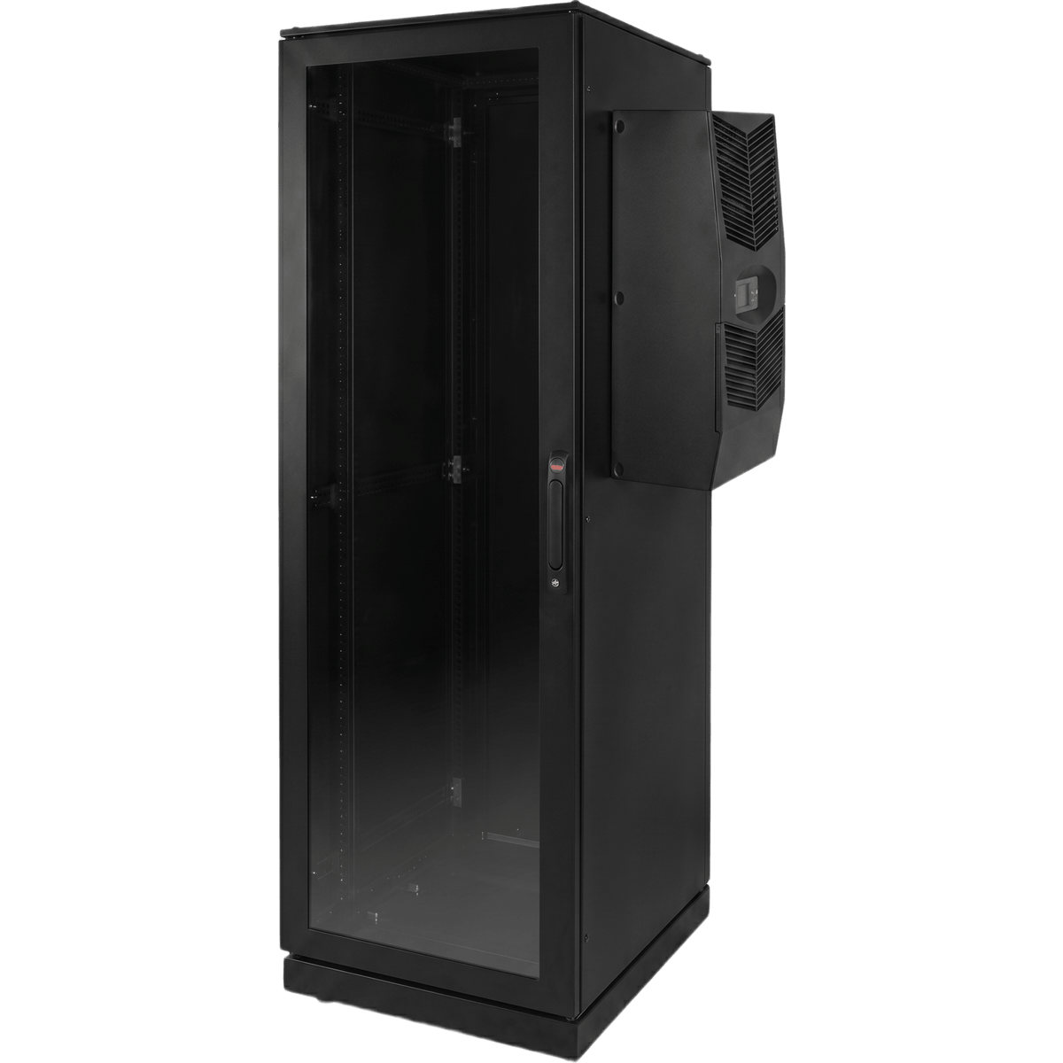 Gabinete de Telecomunicaciones ProLine V/D, 700 mm de Ancho, 800 mm de Profundidad, Compatible Con Aire Acondicionado Tipo G28, 42 UR, Color Negro