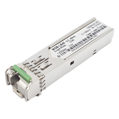 Transceptor mini-Gbic SFP 1G LC TX:1550nm RX:1310 para fibra Mono Modo 40 Km WDM, Requiere MGB-LA40
