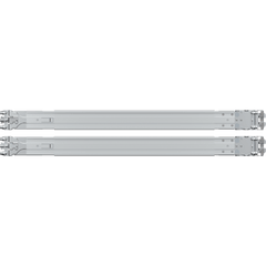 Kit de Rieles para Rack Synology RKS-01 | Compatible con Servidores de Montaje en Rack | Ancho de Pilar ≥450 mm | Ancho de Panel ≥480 mm | Profundidad de Montaje 553-834 mm | Orificios Cuadrados ≥9.5 mm | Orificios Redondos ≥7.1 mm.