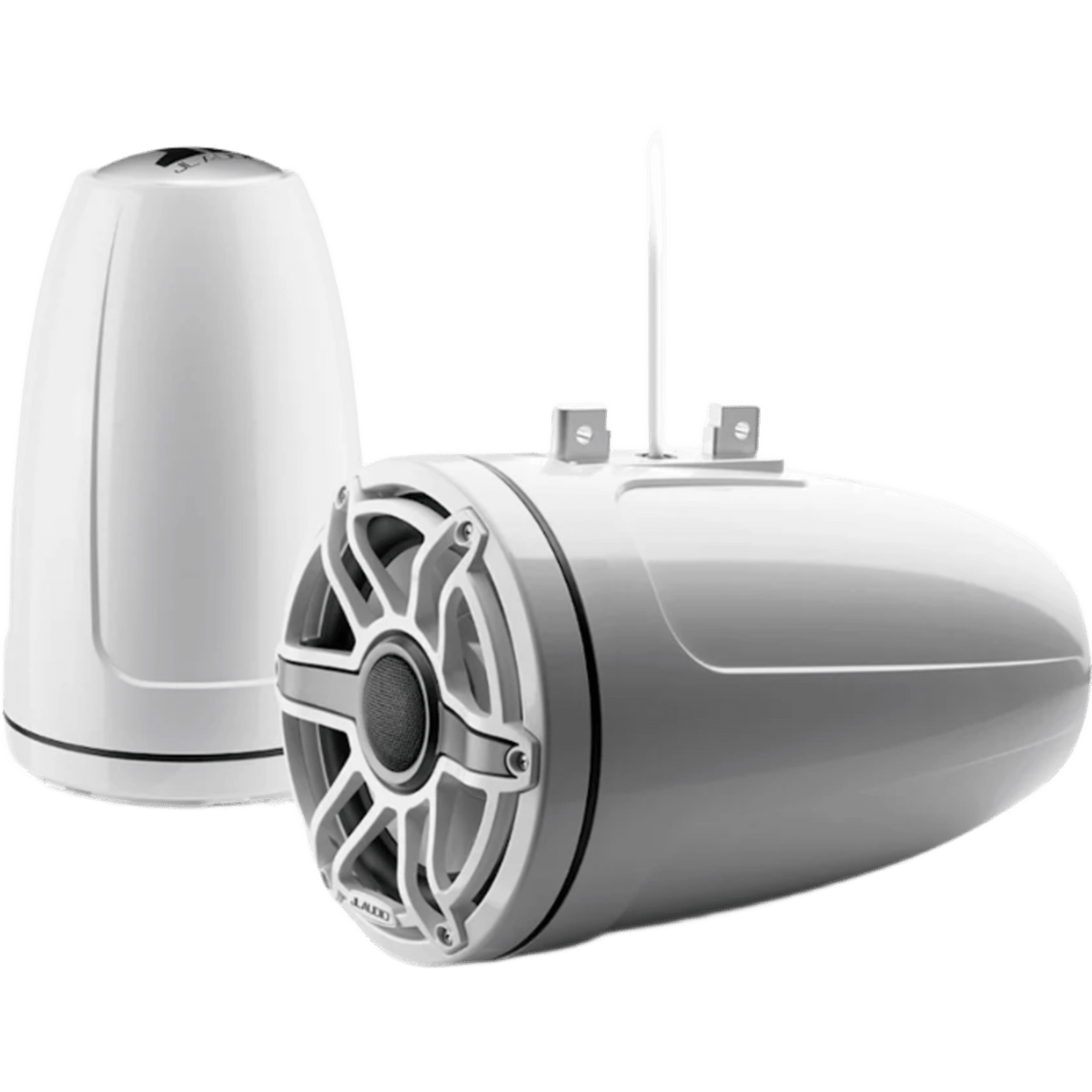 Bocinas Cerradas para Torre / Coaxial 8.8" (224 mm) / 125 W RMS / Impedancia 4 &Omega; / Respuesta 38 Hz-20 kHz / Tweeter Cúpula de Seda 32 mm (1.25") / Cono Polipropileno con Mica / Rejilla Deportiva Blanca / Cable 16 AWG 3 m (10 ft)