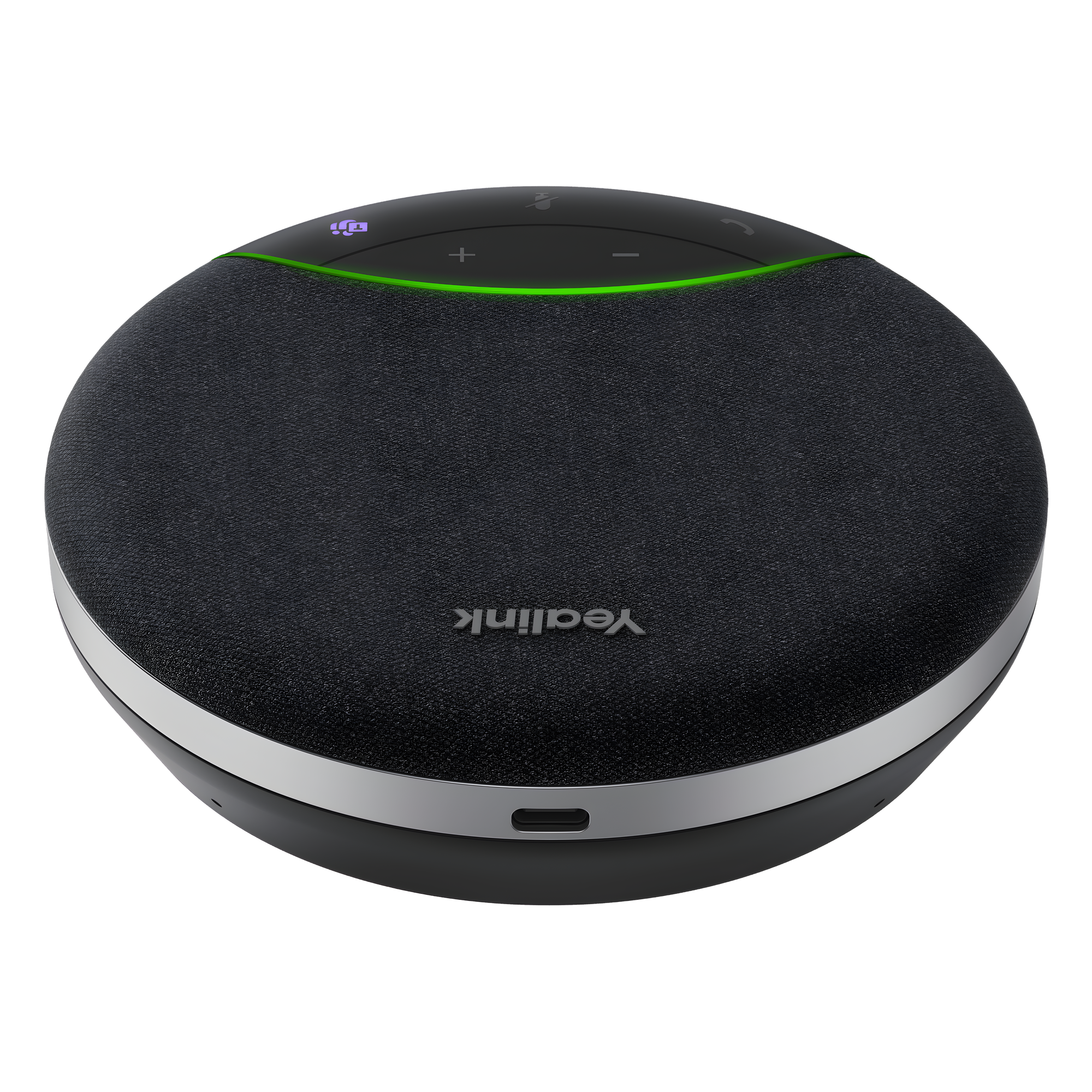Yealink SP92, altavoz portátil con micrófono integrado, Bluetooth 5.3 con adaptador USB-C/A, alcance de captación de voz de 4 m, 20 horas de conversación, cancelación de ruido con IA.
