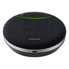 Yealink SP92, altavoz portátil con micrófono integrado, Bluetooth 5.3 con adaptador USB-C/A, alcance de captación de voz de 4 m, 20 horas de conversación, cancelación de ruido con IA.