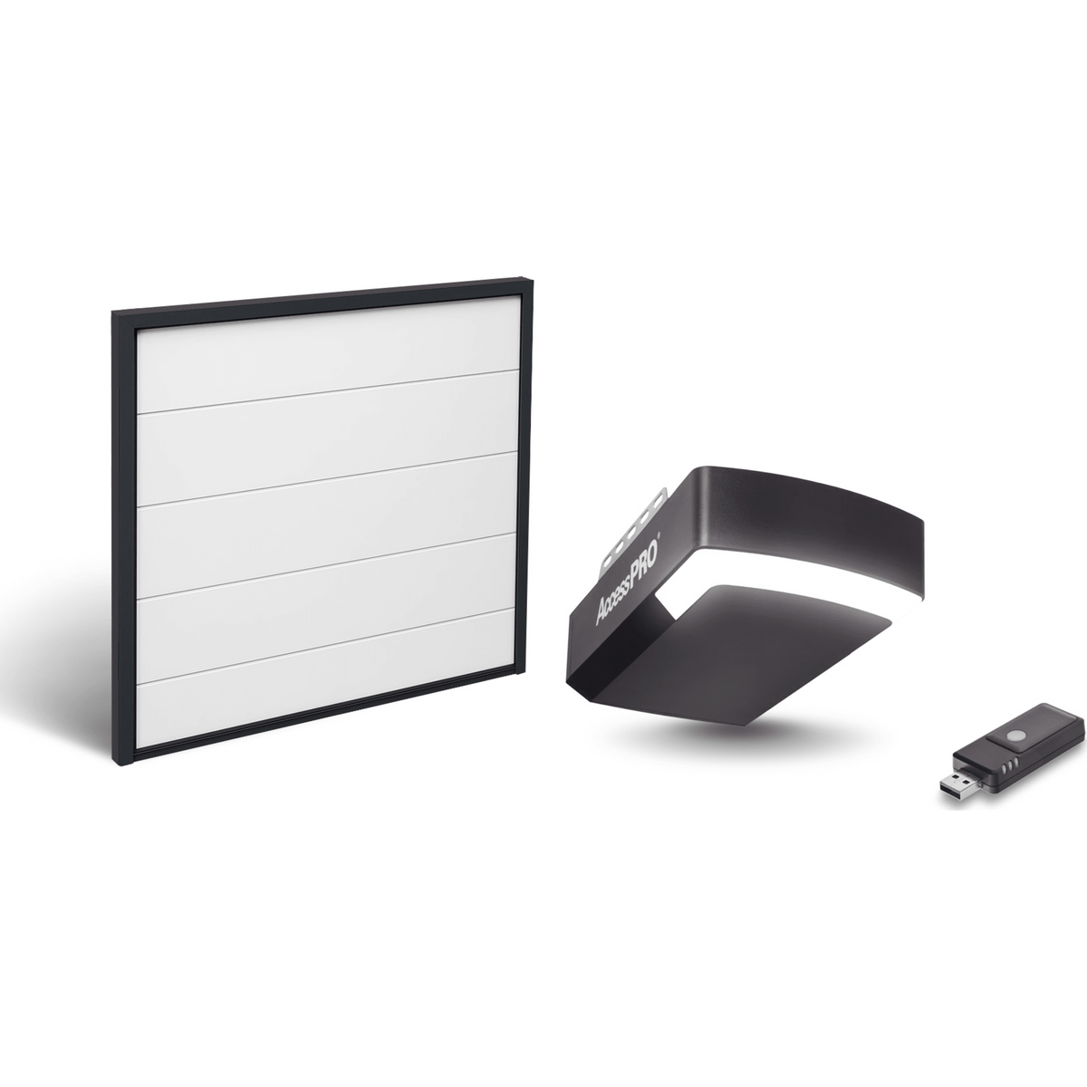 Kit Puerta de Garage 8x8 Pies (2.44 x 2.44 m) / Motor DC 1/2 HP / Insulada / Activación WiFi / Hasta 50 Controles / Lámina Calibre 26