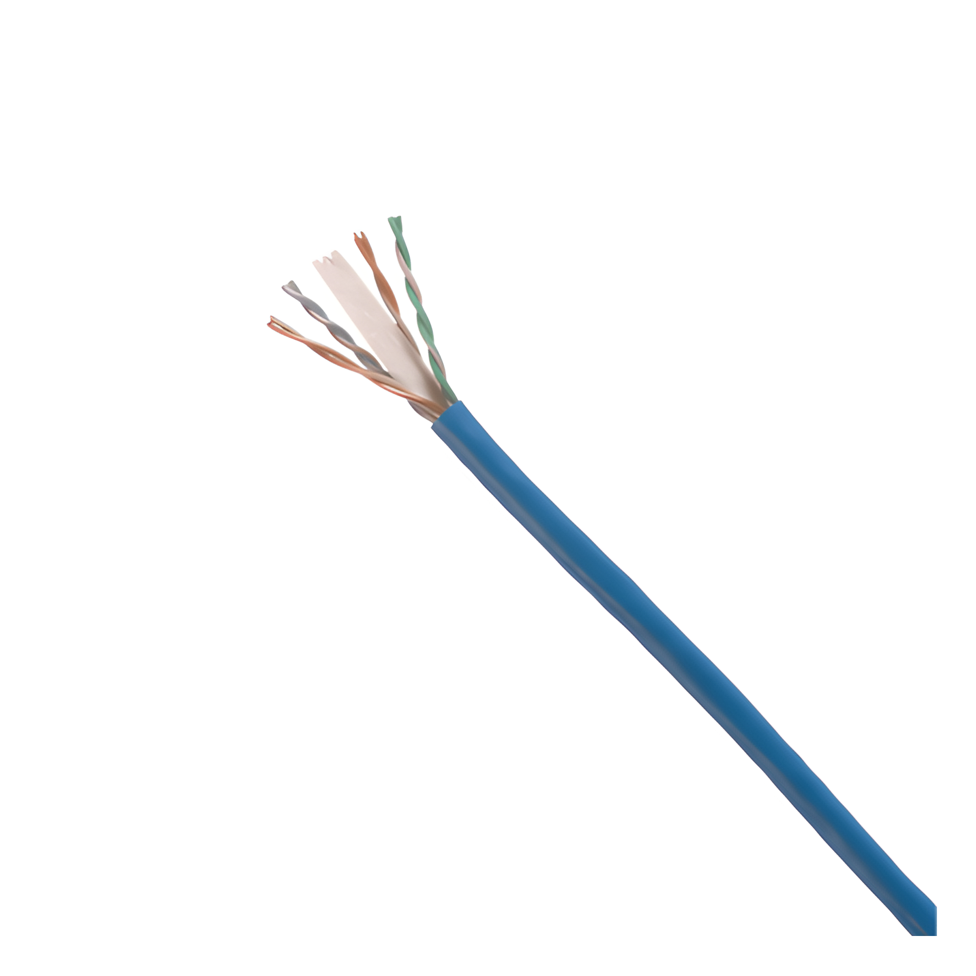 Bobina de Cable UTP 305 Metros (1000 Pies) de Cobre, TX6000 PanNet, Reelex, Azul, Categoría 6 (24 AWG), PVC (CM), de 4 Pares