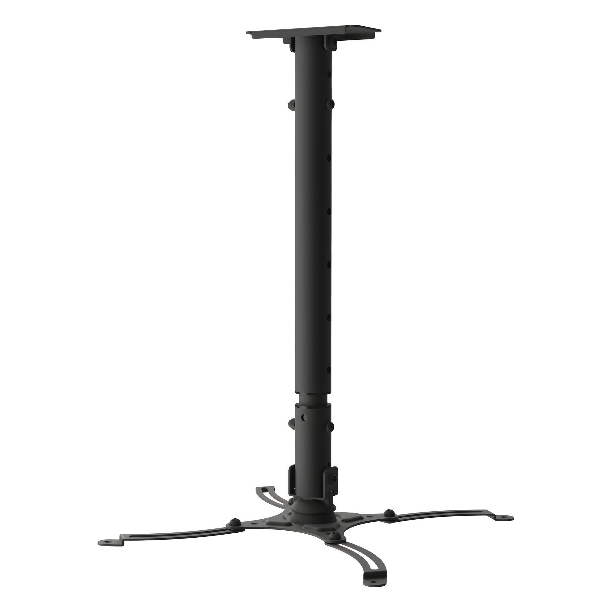 Soporte de Techo Universal Paramount PCM150 para Pantallas de 43" a 90"+ / Capacidad de Carga 150 lb (68 kg) / Ajuste Vertical 39.59" a 63.21" / Rotación 360° / Inclinación +20°/-5° / Montaje en Techos Planos