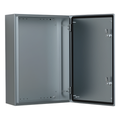 Gabinete de Acero Inoxidable 304L ASR IP66 800x800x300 mm / 2 Cerraduras / Montaje Placa 2 mm