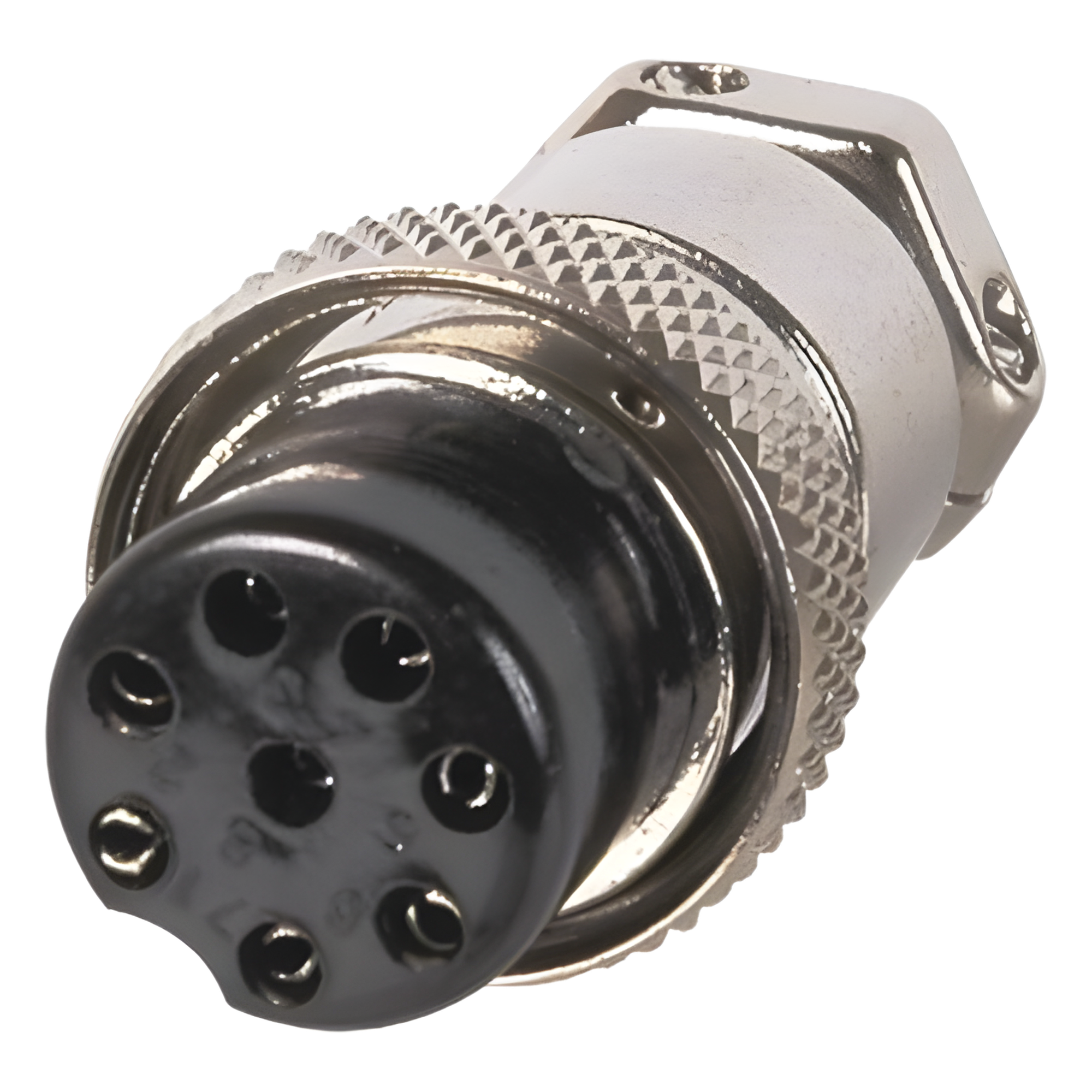 Conector de Micrófono Macho de 8 Contactos de Uso Rudo.