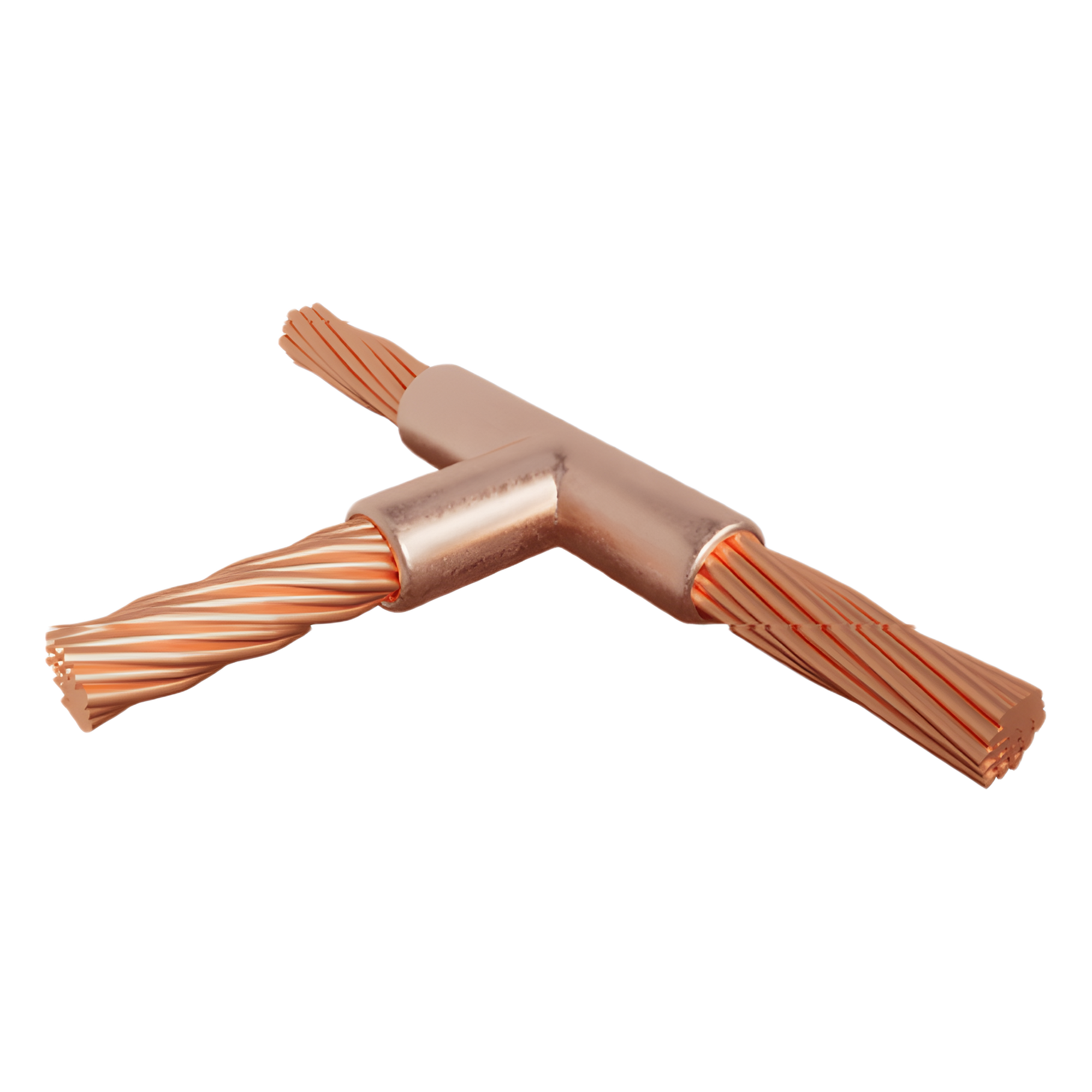 Molde para Soldadura exotemica tipo T para cable 1/0 AWG - 4/0 AWG.