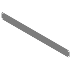 Tapa Ciega para Rack / 1 Unidad (1U) / 19 Pulgadas / Acero Calibre 14 / Pintura Electrostática Blanca / 483 x 44 mm (19 x 1.73 in)