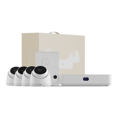 UniFi Protect UNVR Instant Kit – Solución Todo en Uno con NVR Instant, 4 Cámaras G5 Turret Ultra y Disco Duro de 1 TB para una Configuración Rápida y Sencilla