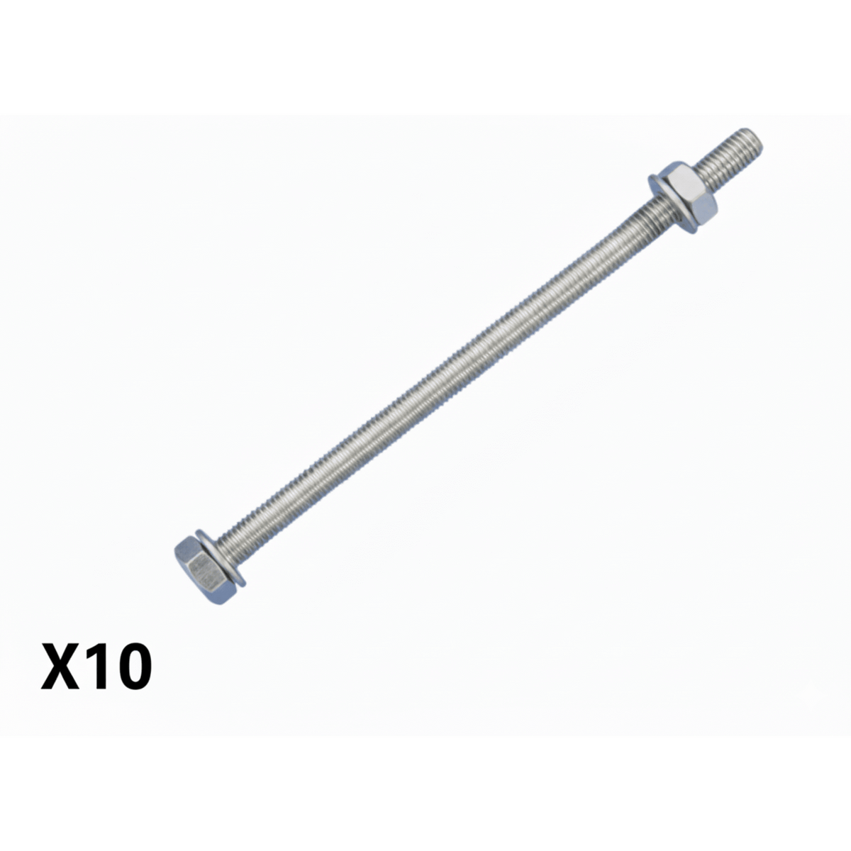 Kit de 10 Tornillos para Montar 1 Separador de Plástico