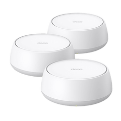 Kit Routers Inalámbricos MESH Interior para Hogar / Doble Banda Wi-Fi 7 BE3600 Mbps / 2 Puerto 1 Gigabit WAN/LAN / 4 Antenas Internas / Operación Multi-Link MLO / Administración Mediante la App Deco (iOS, Android) / HomeShield
