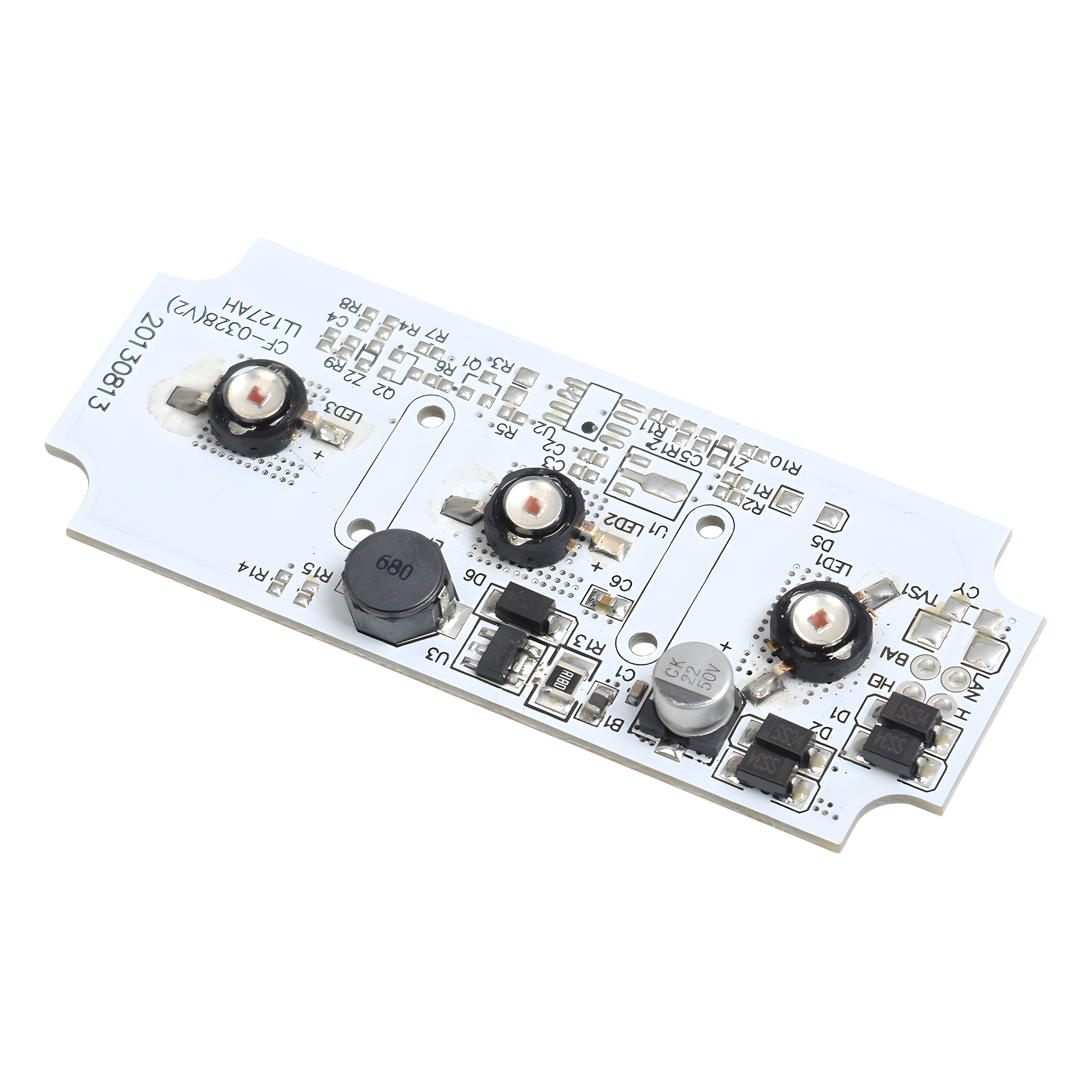 Tablilla de reemplazo con 3 LED color Azul para X605