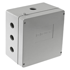 Caja de Unión de Aluminio con 3 salidas de 3/4" / 3 Orificios en la parte inferior.