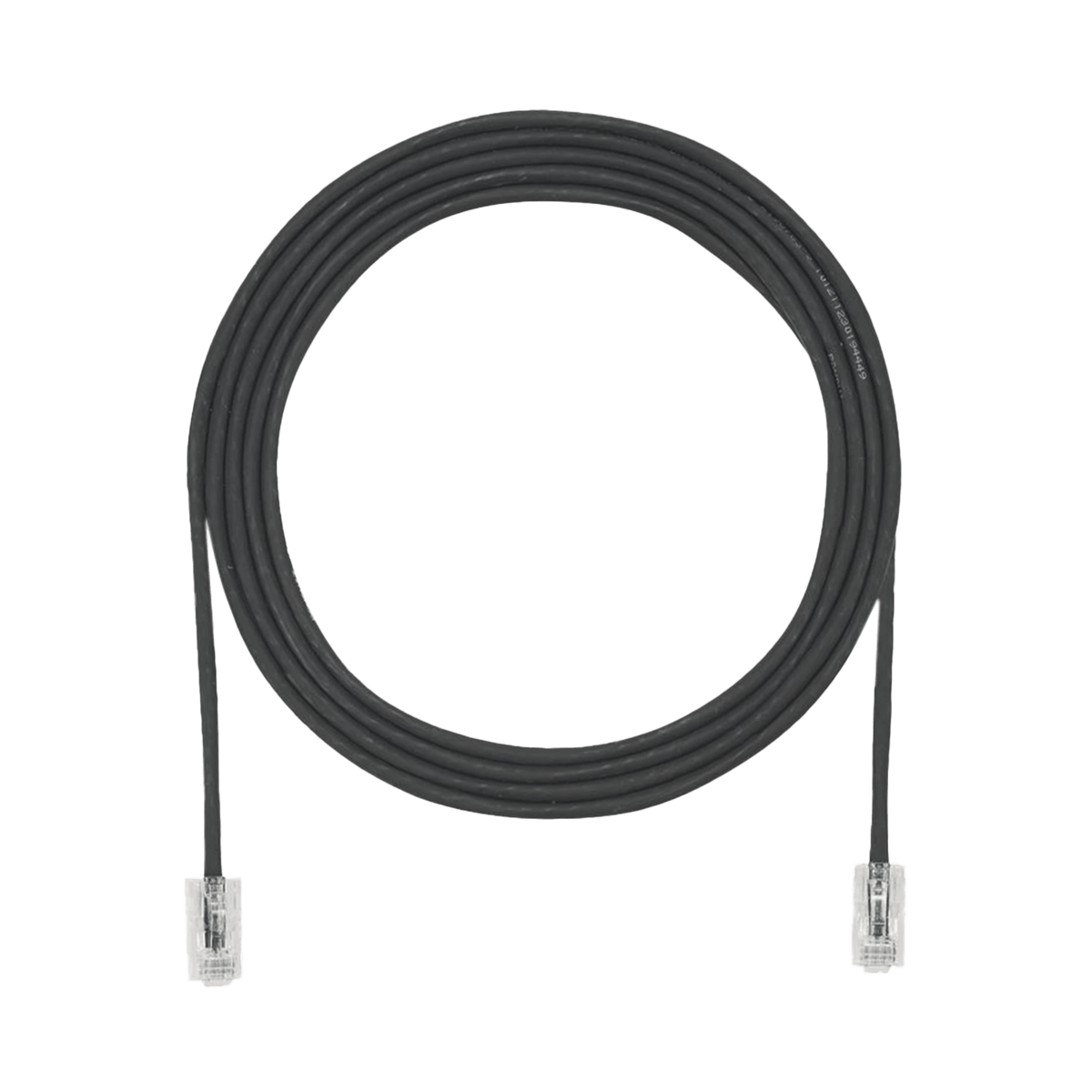 Cable de Parcheo UTP Cat6A, CM/LSZH, Diámetro Reducido (28AWG), Color Negro, 6 ft.
