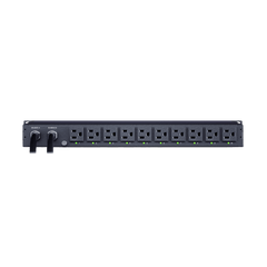 PDU ATS (Fuente Redundante Auto-transferible) Monitoreable, Para Distribución de Energía, 2 Entradas 120 Vca NEMA5-15P, Con 10 Salidas NEMA 5-15R, Horizontal 19in, 1UR