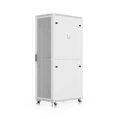 UACC Rack Cabinet 42U (600 × 1000 mm) – Gabinete de Piso Totalmente Ensamblado con Ventiladores Integrados, Paneles Removibles, Ruedas con Seguro y Puerta Frontal Perforada para Óptimo Flujo de Aire