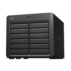 Unidad de Expansión Synology DX1222 | 12 Bahías para HDD/SSD SATA 3.5" o 2.5" | Intercambio en Caliente | Puerto Mini-SAS HD | Garantía de 5 Años.