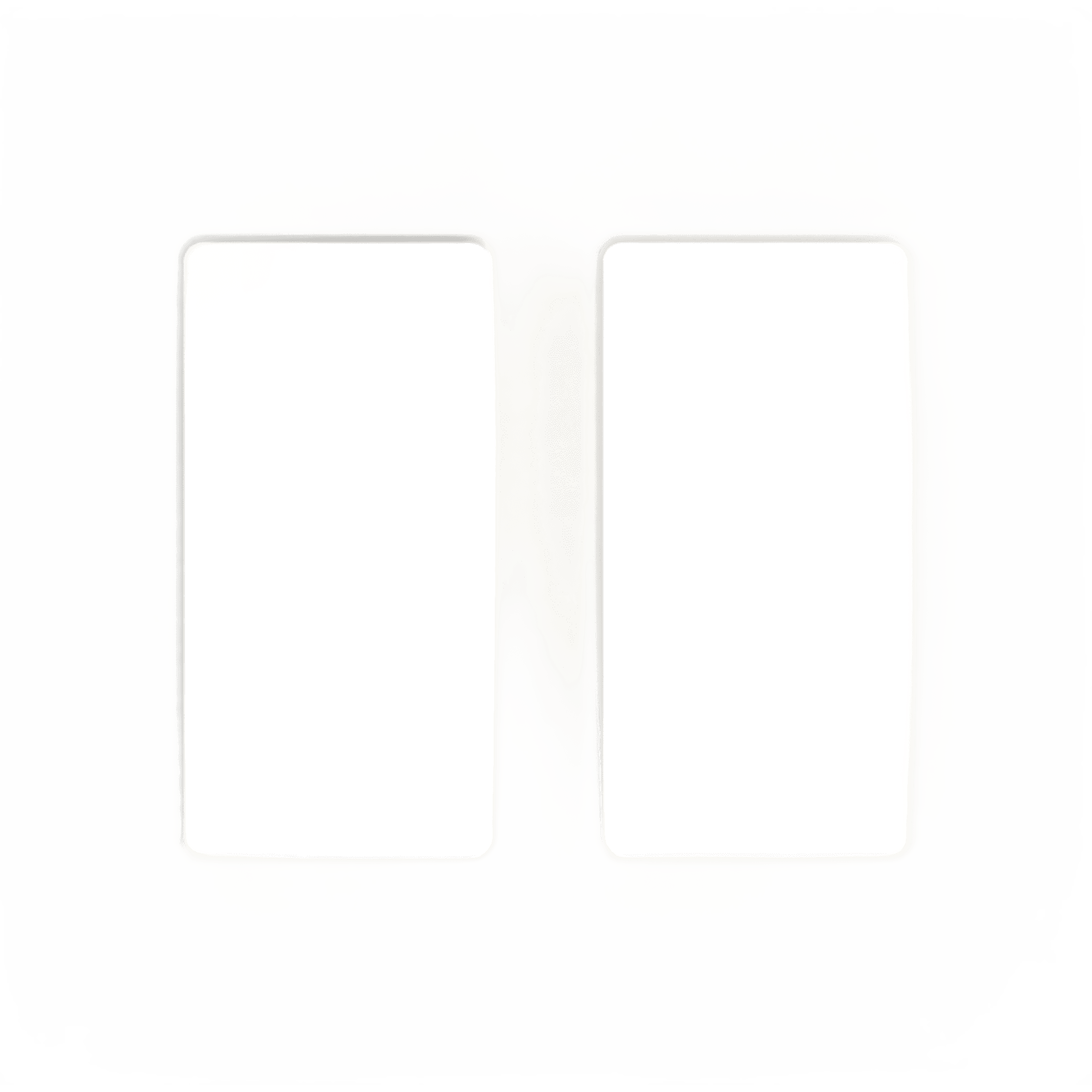 Placa de pared sin tornillos visibles de 2 espacios (2 gang), acabado satinado color Snow, para atenuadores y controles Lutron de apertura estilo designer