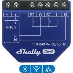 Controlador de Atenuación Inteligente / 0-10V y 1-10V / Wi-Fi, Bluetooth / 110-240 VAC / 13 A / PM Gen3