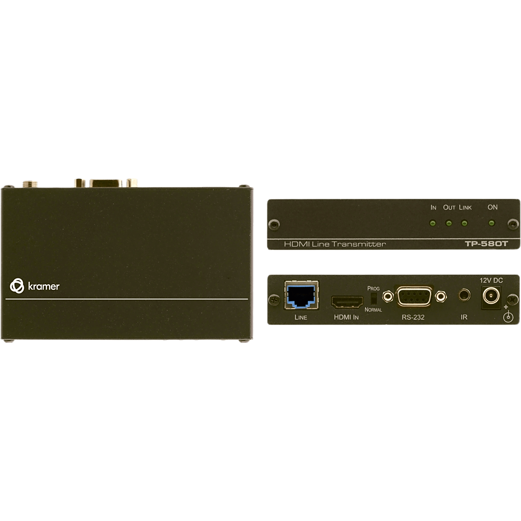 Transmisor HDMI 4K60 4:2:0 HDCP 2.2 | RS-232 e IR sobre HDBaseT de Largo Alcance | Hasta 40 m (130 ft) a 4K | Hasta 70 m (230 ft) a 1080p | Compacto DigiTOOLS® | Aluminio
