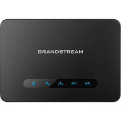 Adaptador de Teléfono Analógico ATA 2 Puertos FXS (Conectar Teléfono Análogo) con Router NAT Gigabit / Compatible SIP / Cifrado AES Reforzado / Calidad de Voz HD / Soporta Fax T.38 / Router NAT Alto Rendimiento