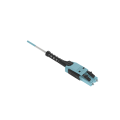 Jumper de Fibra Óptica Multimodo 50/125 OM4, LC-LC Uniboot Duplex, LSZH, Color Aqua, 5 Metros