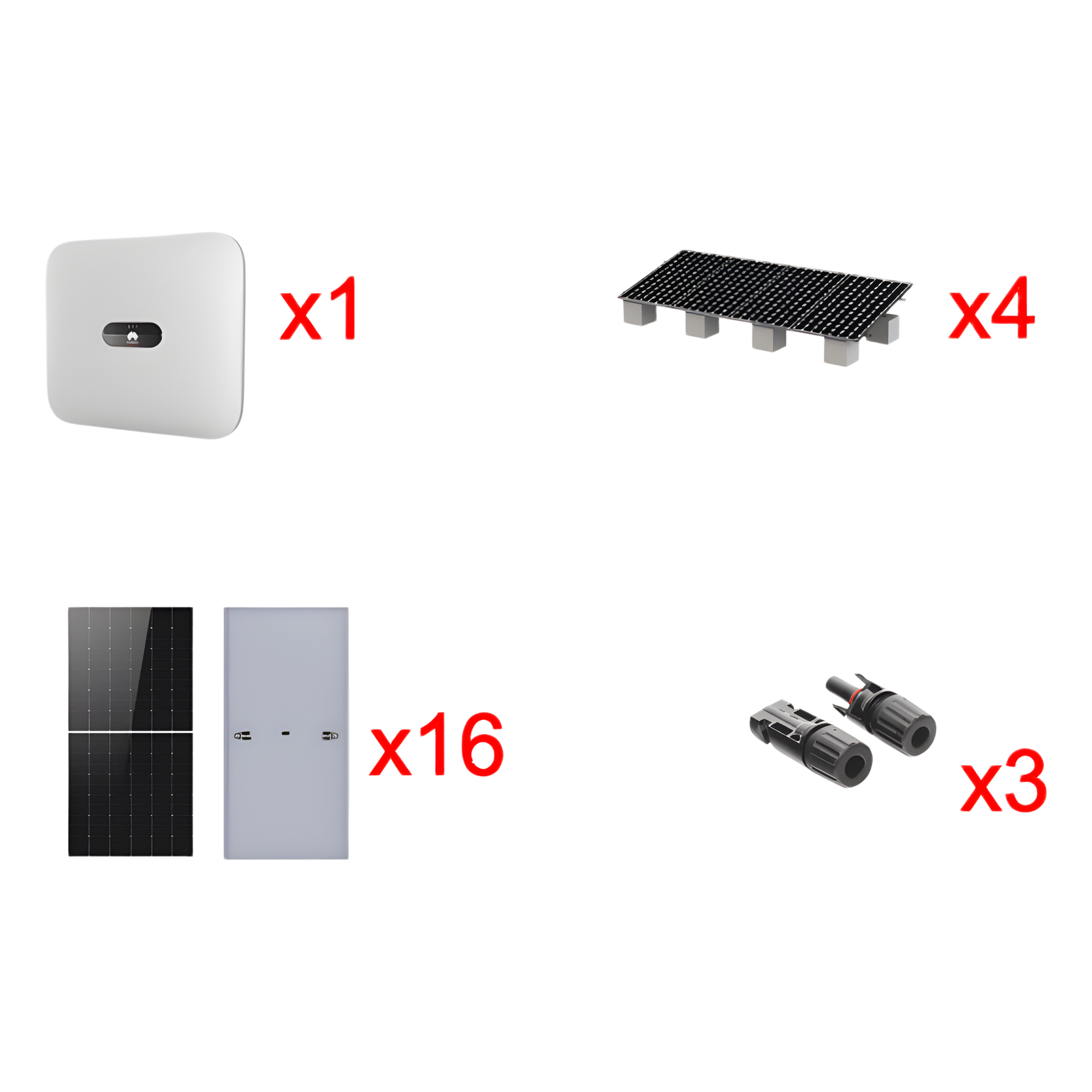 Kit Solar Interconexion  / 10kW  220Vca / Inversor HUAWEI / Montaje Incluido